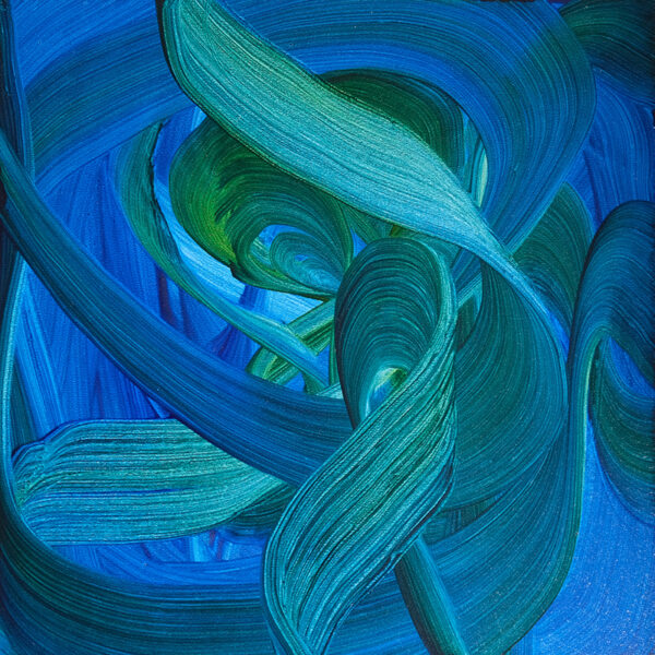 Haikus N°11, Acryl of wood, 23x23 cm, Adagp Paris 2023 